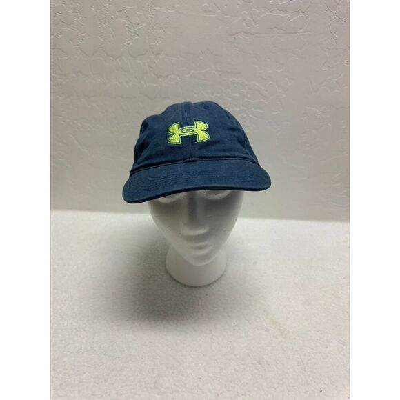 Under Armour Womens Navy Blue Baseball‎ Cap One Size Fits All Logo Athletic Hat - Picture 1 of 5